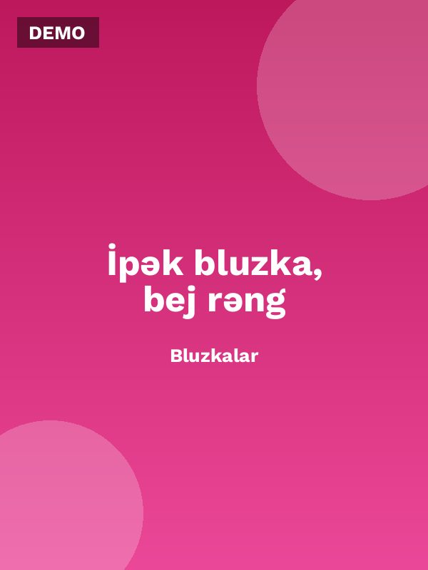 İpək bluzka, bej rəng