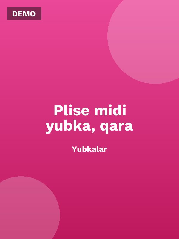 Plise midi yubka, qara
