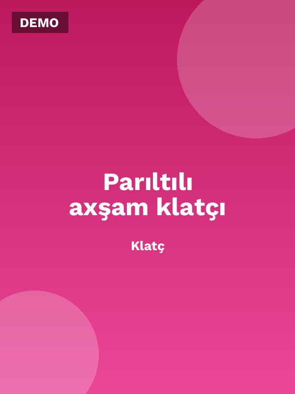 Parıltılı axşam klatçı