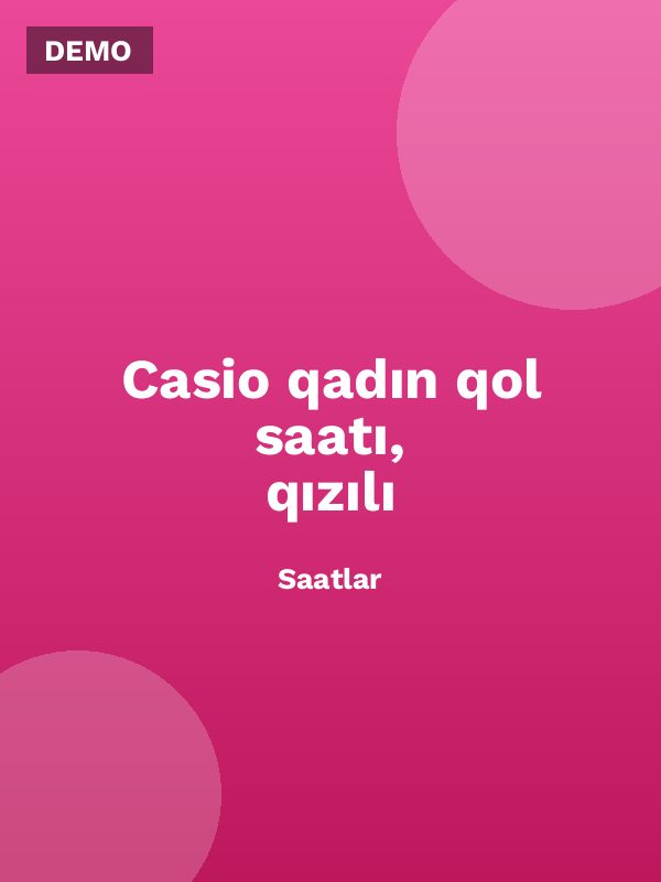 Casio qadın qol saatı, qızılı