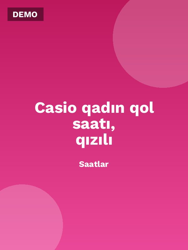 Casio qadın qol saatı, qızılı