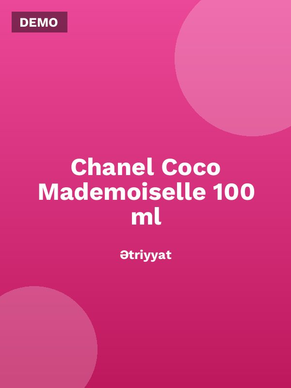 Chanel Coco Mademoiselle 100 ml