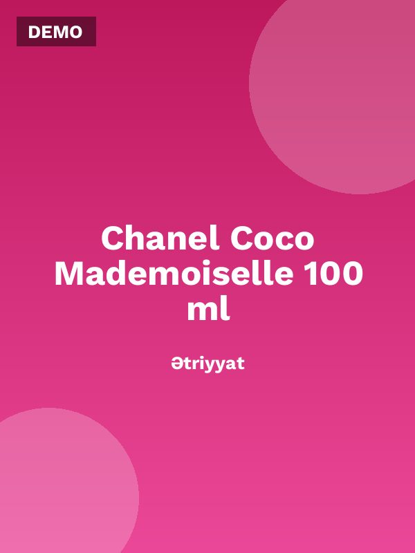 Chanel Coco Mademoiselle 100 ml