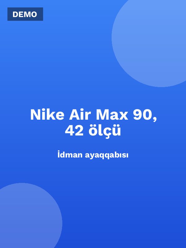Nike Air Max 90, 42 ölçü