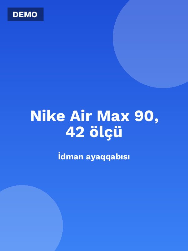 Nike Air Max 90, 42 ölçü