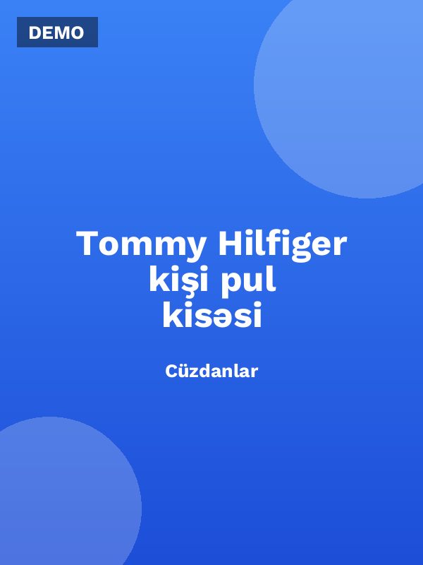 Tommy Hilfiger kişi pul kisəsi