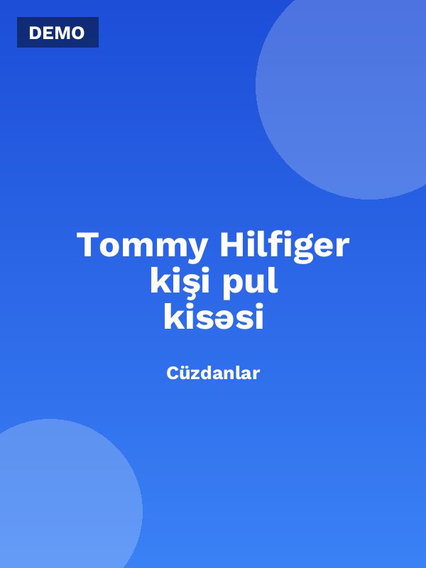 Tommy Hilfiger kişi pul kisəsi