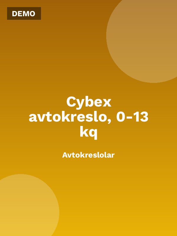 Cybex avtokreslo, 0-13 kq