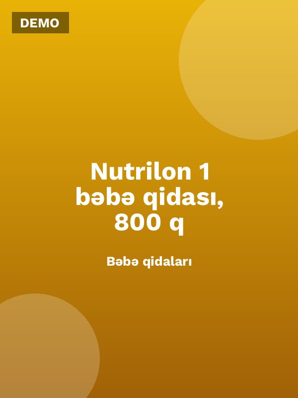 Nutrilon 1 bəbə qidası, 800 q