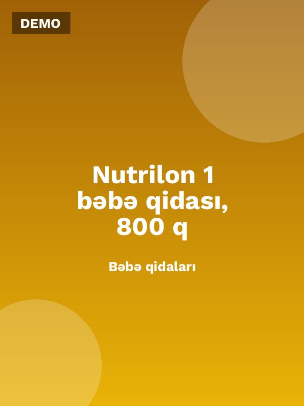 Nutrilon 1 bəbə qidası, 800 q