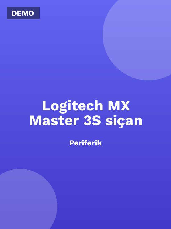 Logitech MX Master 3S siçan