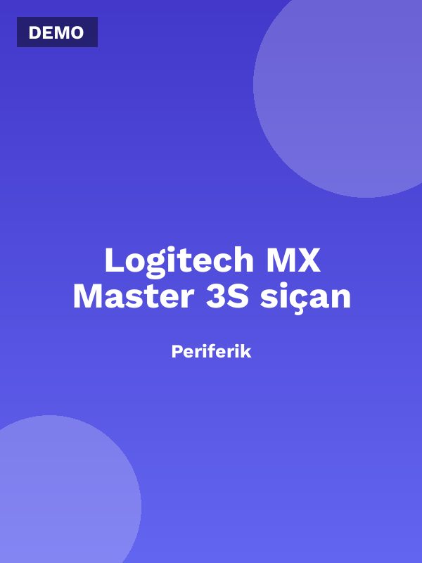 Logitech MX Master 3S siçan