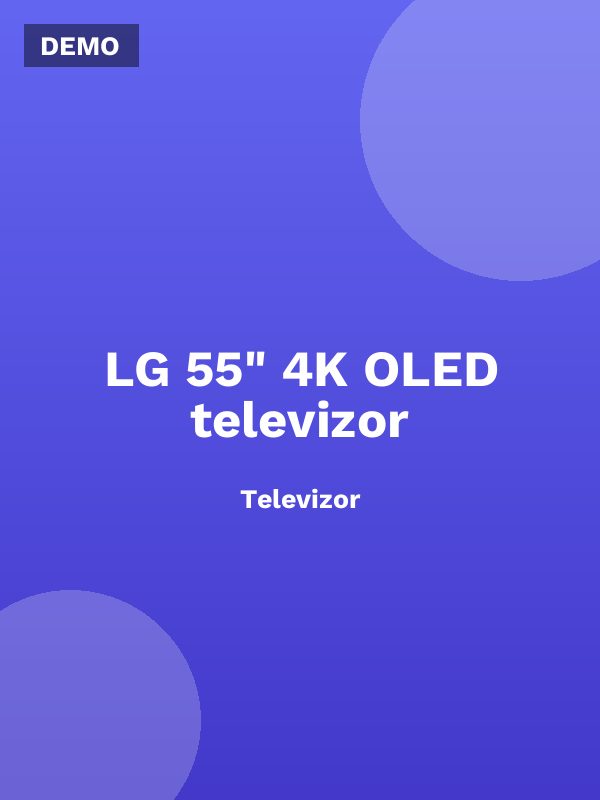 LG 55" 4K OLED televizor