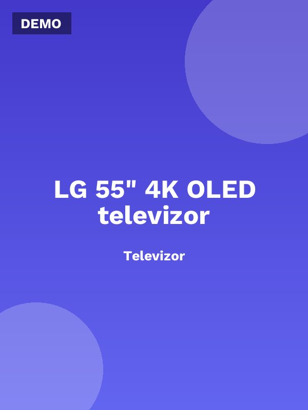 LG 55" 4K OLED televizor