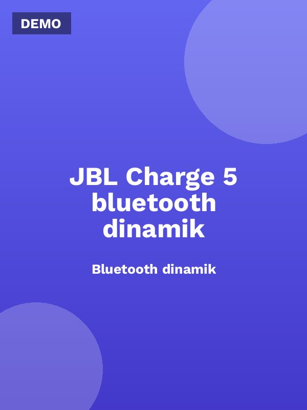 JBL Charge 5 bluetooth dinamik