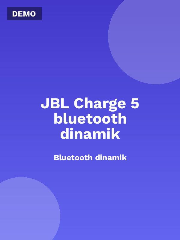 JBL Charge 5 bluetooth dinamik