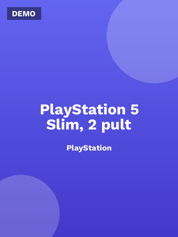 PlayStation 5 Slim, 2 pult
