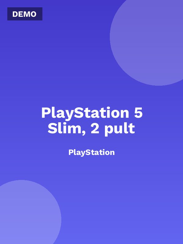 PlayStation 5 Slim, 2 pult