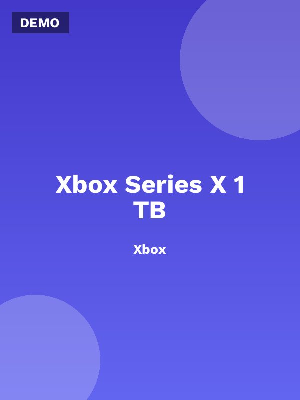 Xbox Series X 1 TB