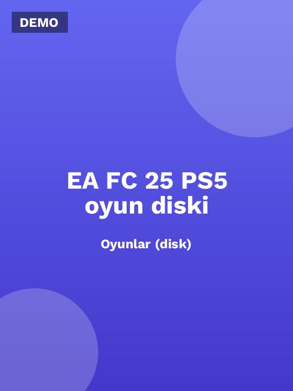 EA FC 25 PS5 oyun diski