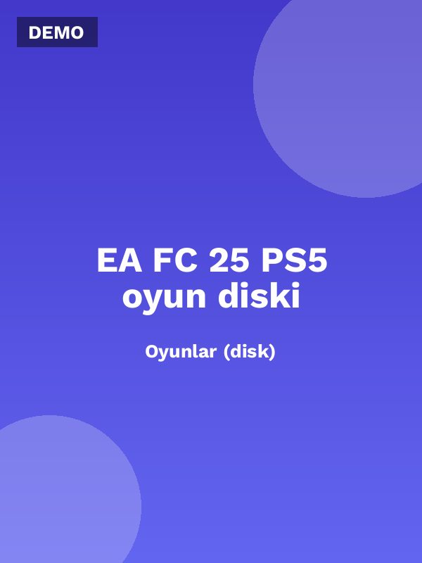 EA FC 25 PS5 oyun diski