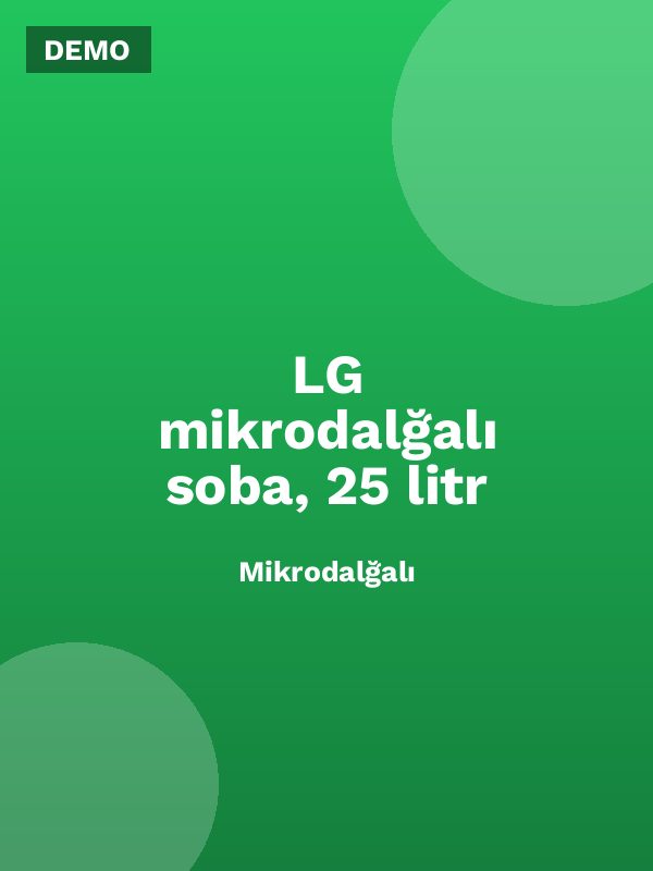 LG mikrodalğalı soba, 25 litr