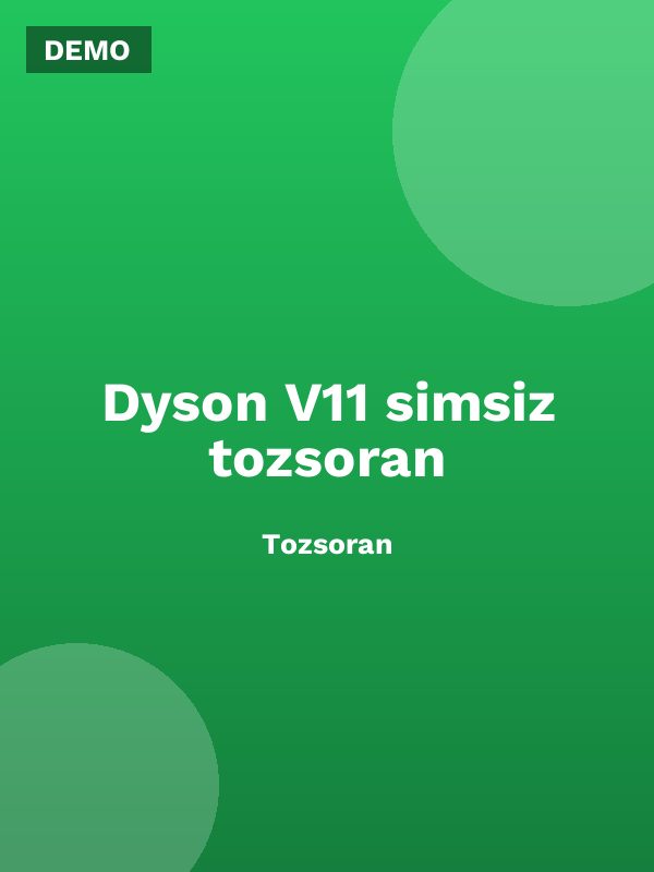Dyson V11 simsiz tozsoran