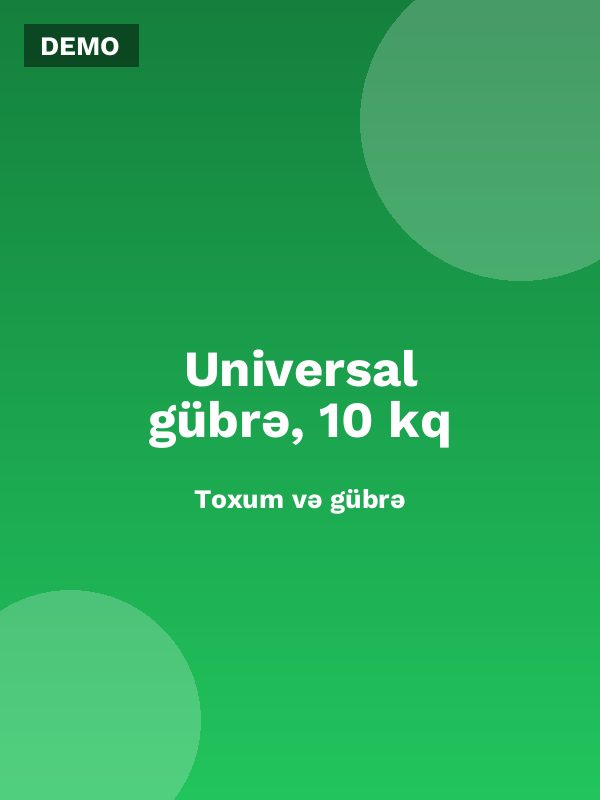 Universal gübrə, 10 kq