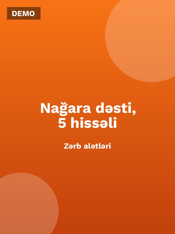 Nağara dəsti, 5 hissəli