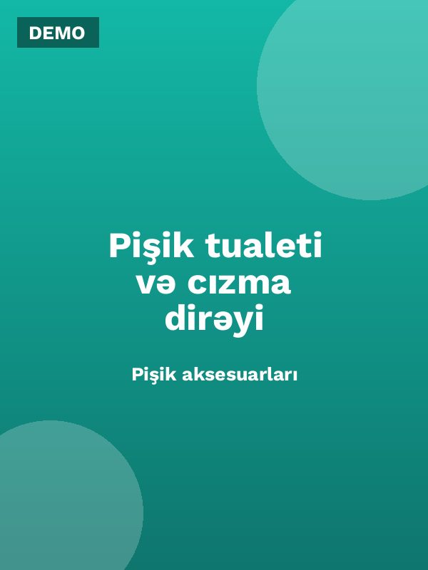 Pişik tualeti və cızma dirəyi
