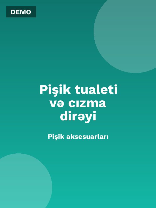 Pişik tualeti və cızma dirəyi