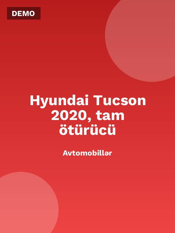 Hyundai Tucson 2020, tam ötürücü