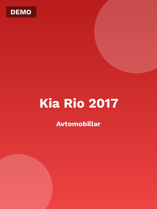 Kia Rio 2017