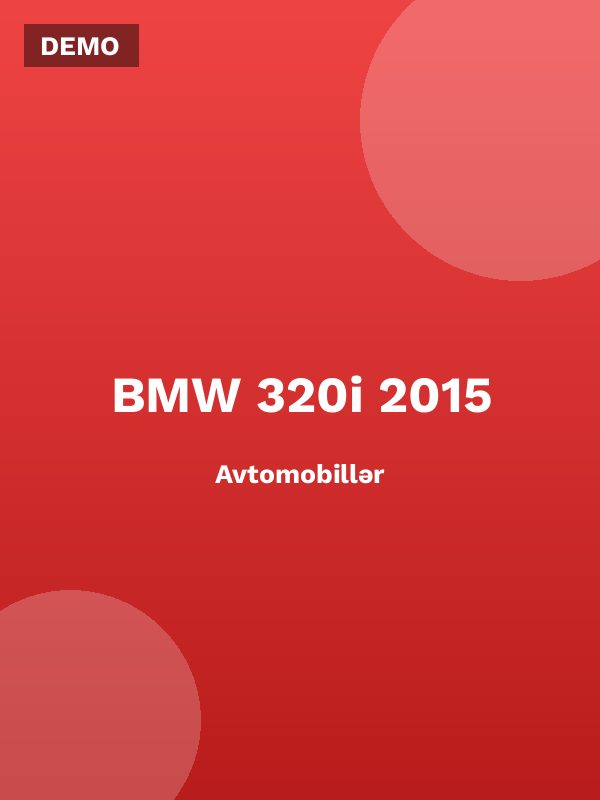 BMW 320i 2015