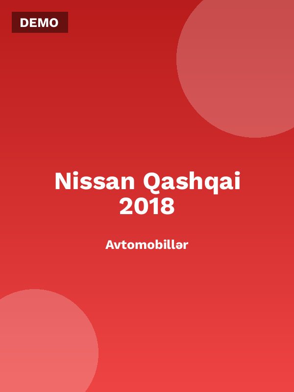 Nissan Qashqai 2018