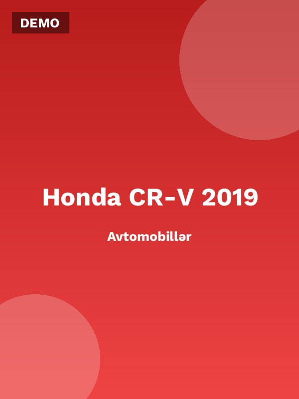 Honda CR-V 2019